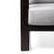 Armen Living Paradise Outdoor Dark Eucalyptus Wood Lounge Chair with Gray Cushions LCPRCHLADK - alternate 4